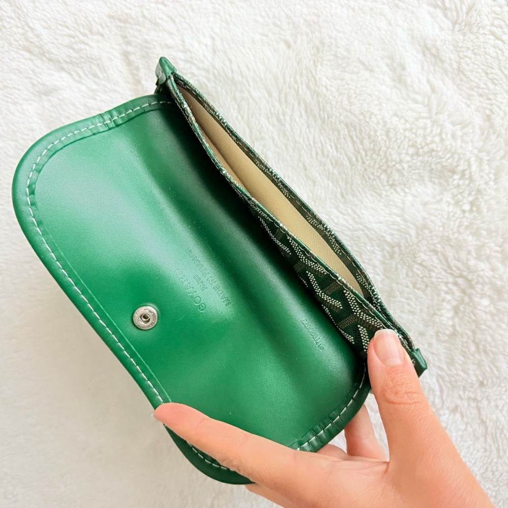 COPY Goyard Green Goyardine Continental Wallet COPY - Picture 3 of 5